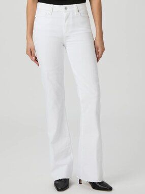 PAIGE Laurel Canyon High-Rise Bootcut Jeans – Crisp White – Size 20W (NWT)